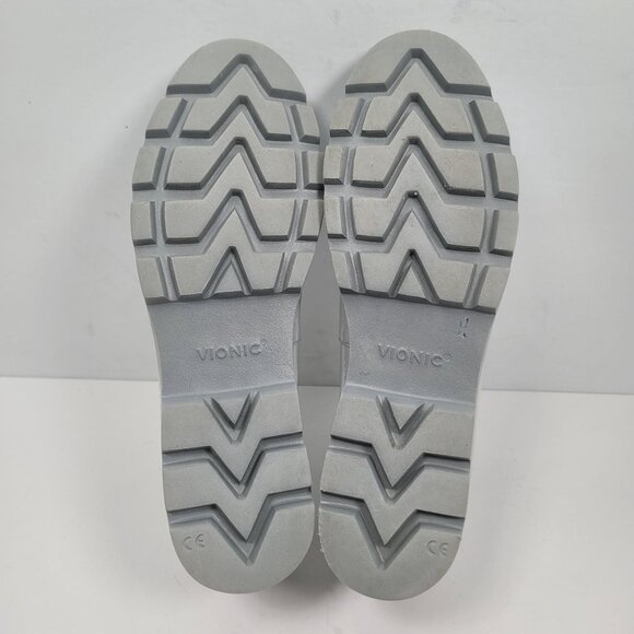 Vionic Kensley Women's Gray Patent Leather Slip-on Loafers US Size 9 - Picture 7 of 8